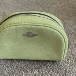 Coach Pouch Mint Green Brand New 