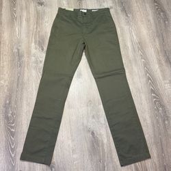 Goodfellow & Co Every Wear Chino Pants Men’s 32x34 Olive Green Stretch Casual
