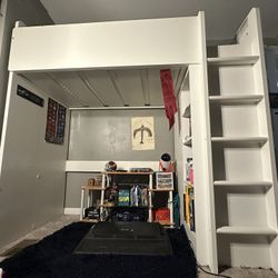 IKEA Twin Loft Bed w/ 8 Drawers