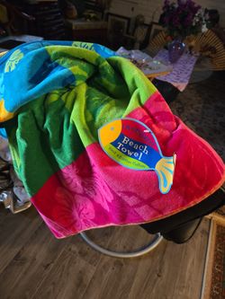 New egyptian cotton beach towel