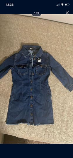 Fashion Nova Denim Dress Kids Size 6