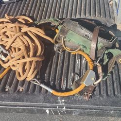 Tree Saddle, Used, Green Black