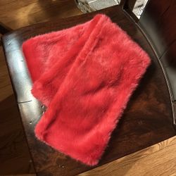 Talbots Pink Fleece Scarf