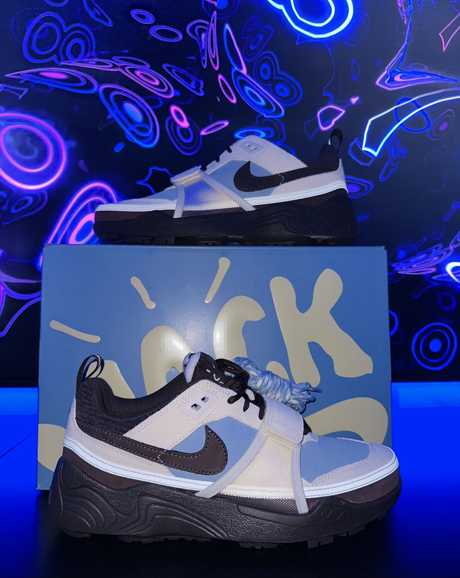 Nike Zoom Field Jaxx Travis Scott Leche Blue SIZE 8M/ 9.5W