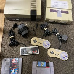 Original Nintendo & Super Nintendo Bundle’s 