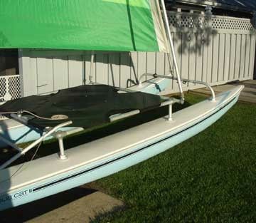 Aqua Cat like hobie catamaran sail boat