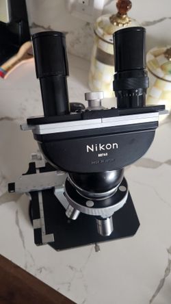 Nikon Binocular Microscope Made in Japan