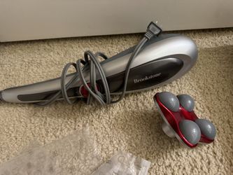 Brookstone Active Sport Head Handheld Massager Wand  F-271 Variable Speed Clean
