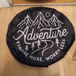 RV Back Spare Wheel Cover..Adventure Decal..Brand New!