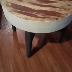 ReFan Ottoman Side Table 