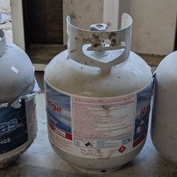 Propane tanks empty