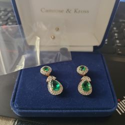Jackie Kennedy Replica Pierced Earrings 