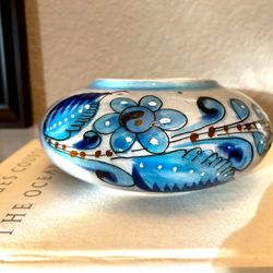 Vintage Tonala Mexican Ceramic Bowl Or Vase