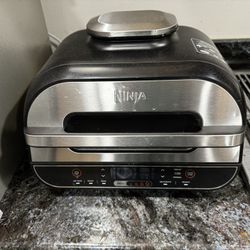 Ninja Foodi Smart XL 6‑in‑1 Indoor Grill (FG551) + Thermometer + Extras