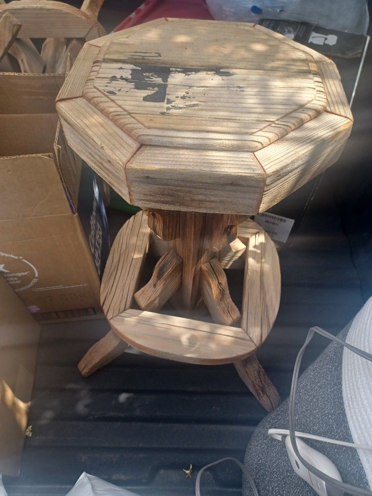 Antique Wood Stools