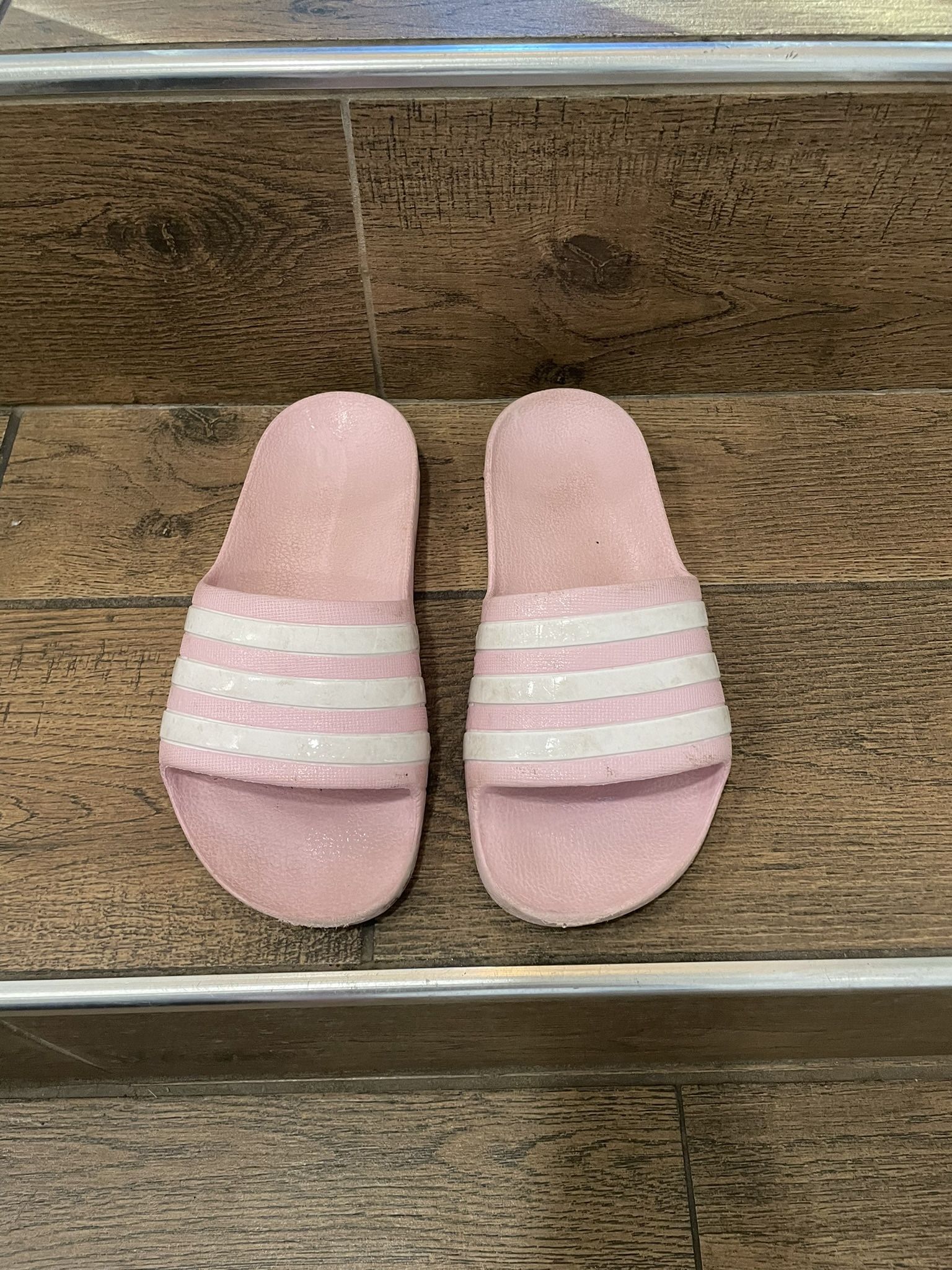 Girls Adidas Slides Size 3