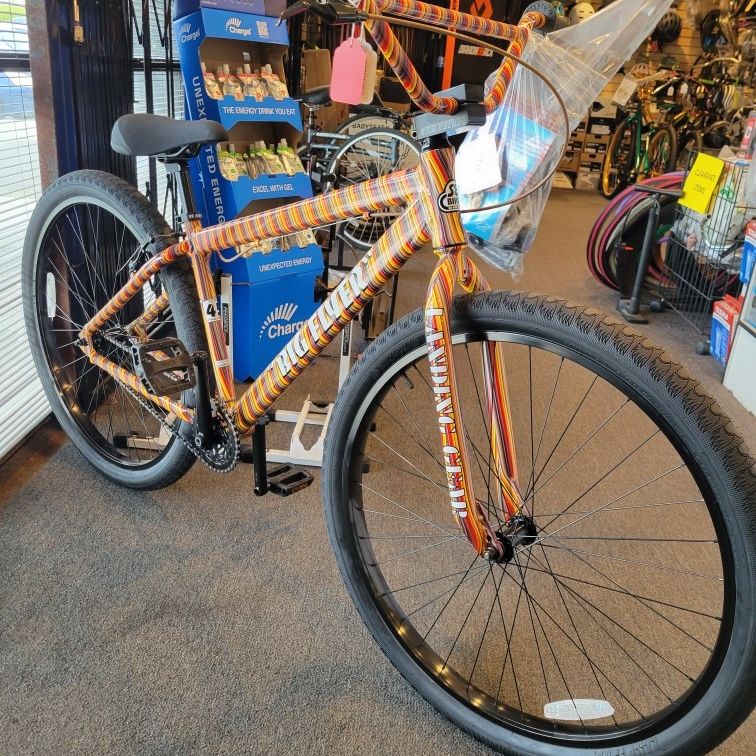 NEW 21/22 SE BLOCKS FLYER 26 ORANGE CAMO SINGLE SPEED FREESTYLE BIG BMX