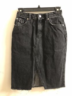 Denim skirt, H&M, distressed, size 4