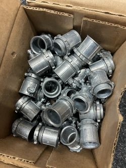 50- 1/2” Zinc EMT Connectors 