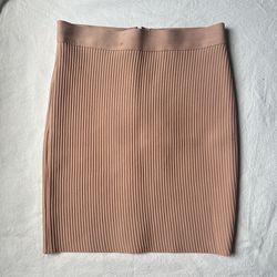 Ribbed Peach Skirt 