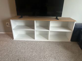IKEA white TV stand