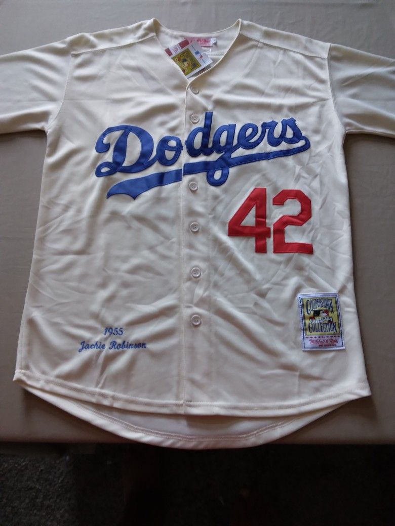 1955 Jackie Robinson LA Dodgers Jersey