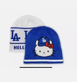 Hello Kitty Dodgers Beanie