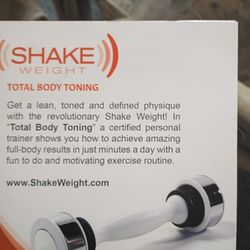 On Shake Weight Exercise Equipment As Seen On TV Comes With Video And Small 5 Lb Arm Weights