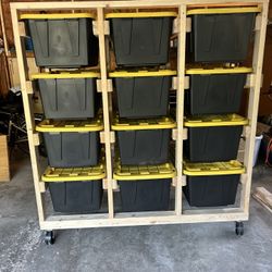 Tote Storage Shelves