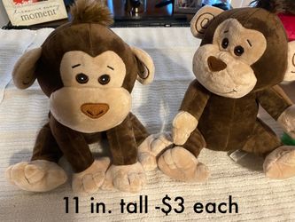 Valentines Day plush animals and pillows