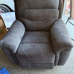 Harvest Steel Oversized Power Lift Recliner