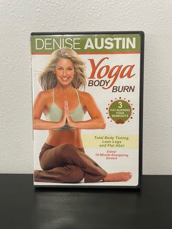 Denise Austin Yoga Body Burn DVD Fitness Exercise Stretch Workout 2007