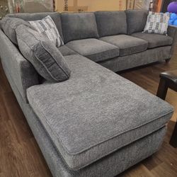 New Sectional Sofa With Reversible Chaise Lounge On Sale Now Don't Miss. W/ FREE DELIVERY THIS WEEKEND