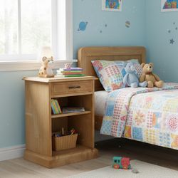 Solid Wood Nightstand