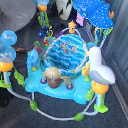 Bright Starts Finding Nemo Sea Of Activities Baby Toddler Jumper Blue