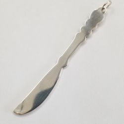 Pendant Sterling Silver Knife 