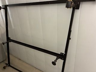 Adjustable metal Queen bedframe