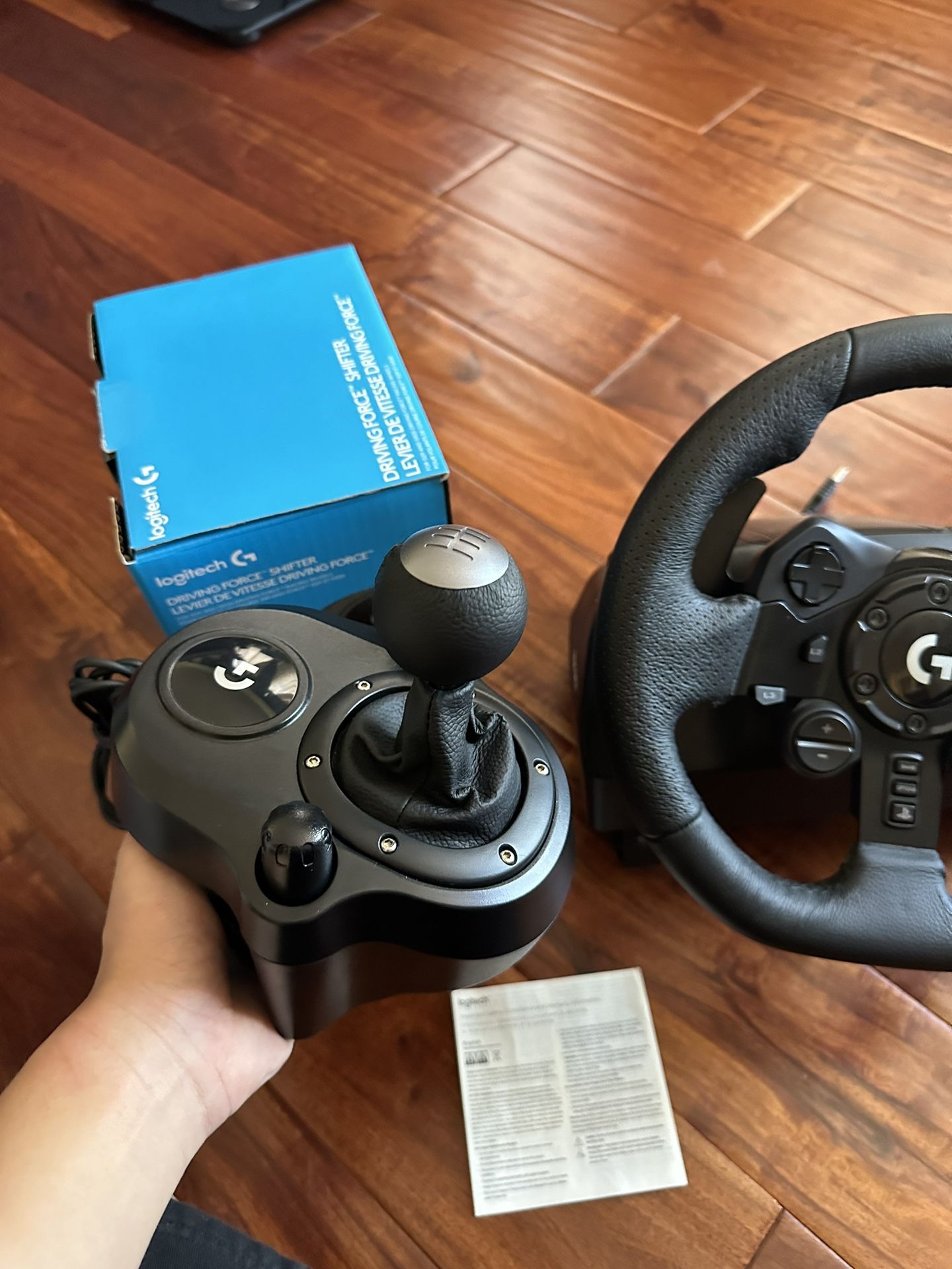 Logitech Steering Wheel G923 Plus Shifter and original box for Sale in  Oakley, CA - OfferUp