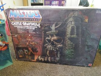 He-Man MOTU Vintage Castle GraySkull with box(rare1981) vintage He-Man