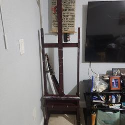Easel With Rolling Chair