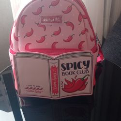 Loungefly Spicy Book Club Mini Backpack