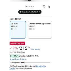 Senix 20” lawnmower