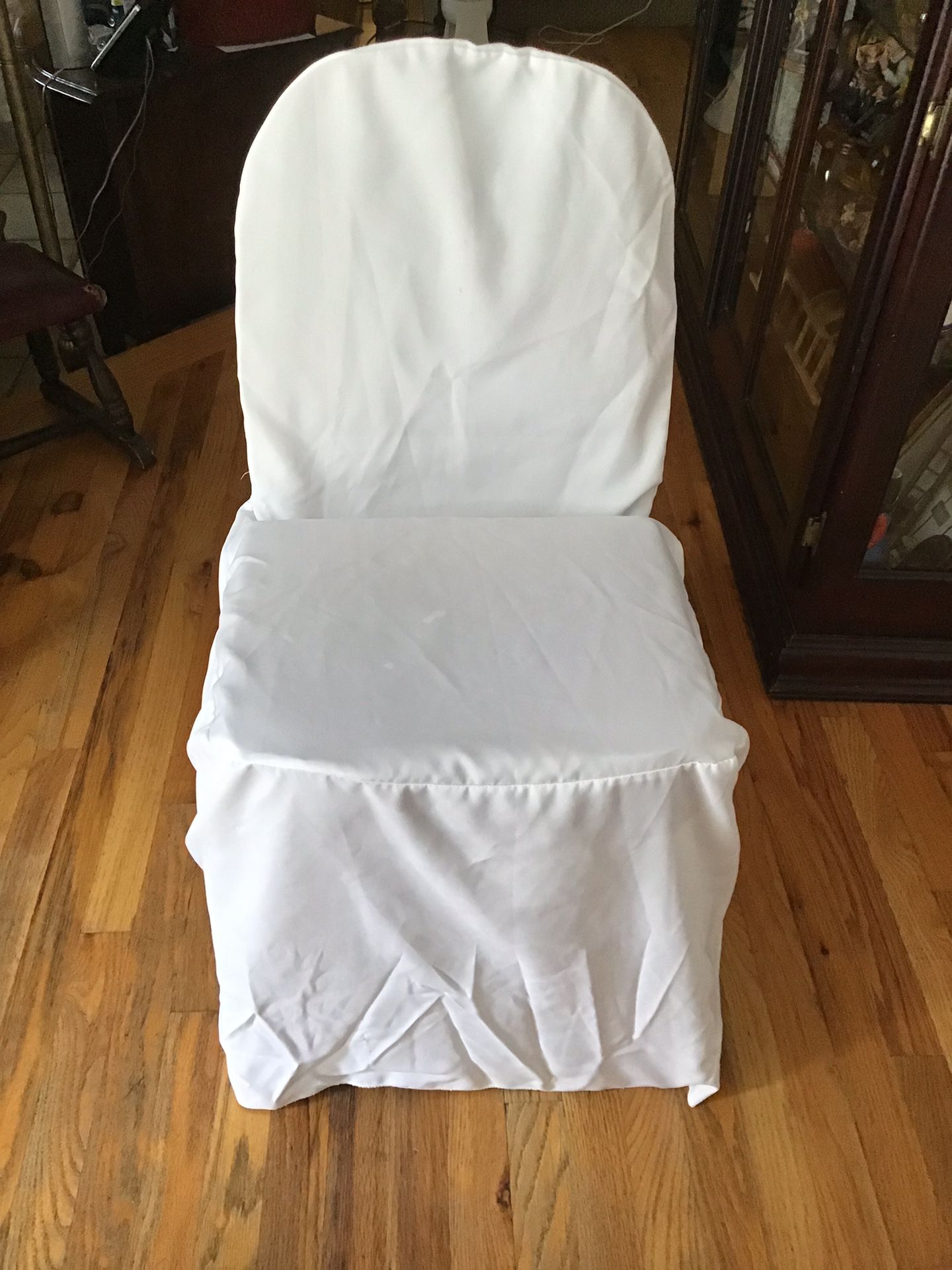 Banquet chair covers white