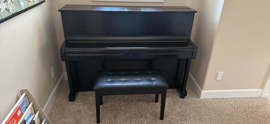 Young Chang Upright Piano with Bench