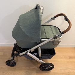 UPPAbaby Vista V2 (2021) FULL Double Stroller – Rumble Seat + Bassinet + Rain Covers 