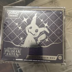 Paldean Fates ETB elite trainer box Pokemon