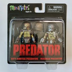 Predator Minimates City Hunter Predator & Masked Predator Figure Set MOC