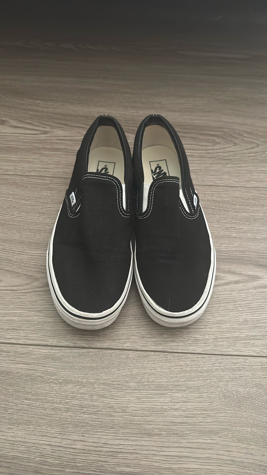 Black Slip On Vans