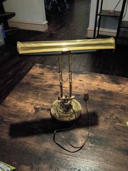 Vintage bankers desk lamp