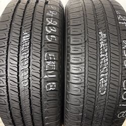 2 Tires 235 50 18 Goody Assurance All Season Like New  No Repairs